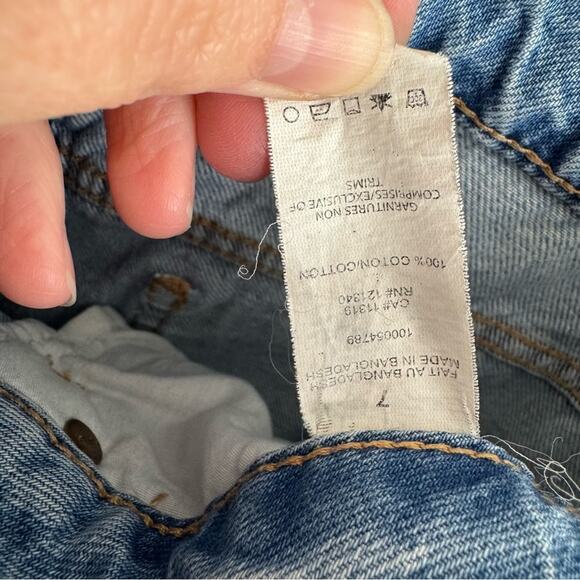 Garage Rethink Light Wash Ex Boyfriend Straight Leg Jeans Size 7 - Picture 6 of 6